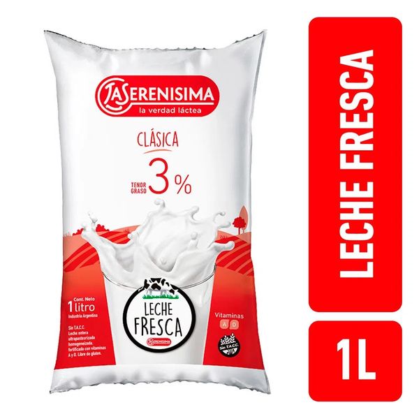 LECHE LS ULTRA LA SERENISIMA 3% 1L