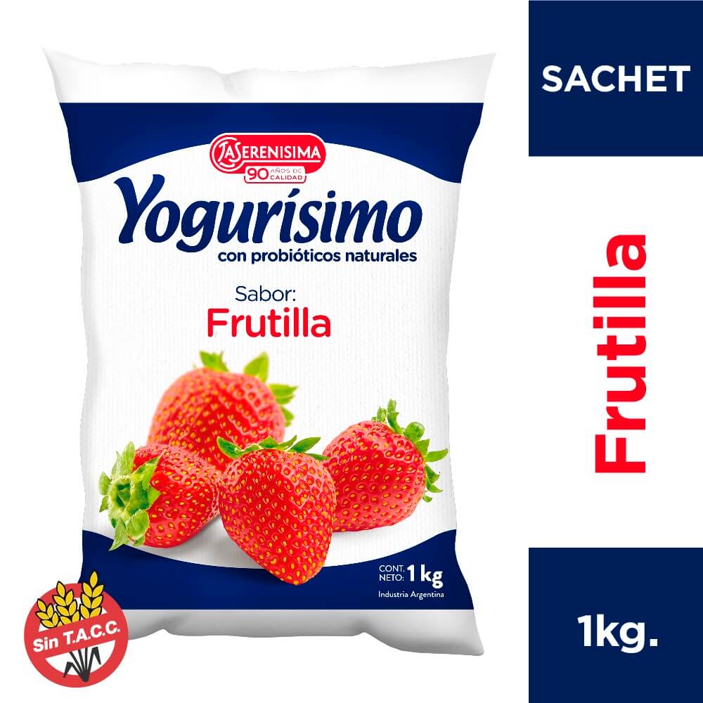 YOGURISIMO SACHET FRUT. 900G.