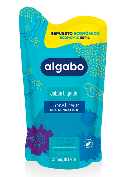 JABON LIQUIDO ALGABO FLORAL 300ML