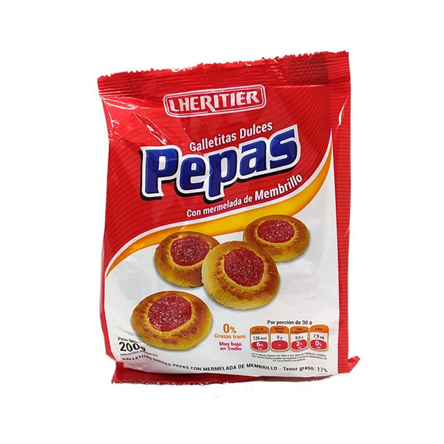 GALLETAS LHERITIER PEPAS 200G