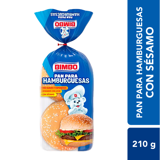 PAN BIMBO HAMBURGUESA 210G