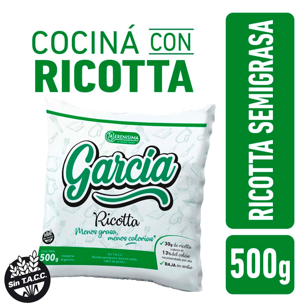 RICOTTA GARCIA MAGRA LS S.TACC 500G