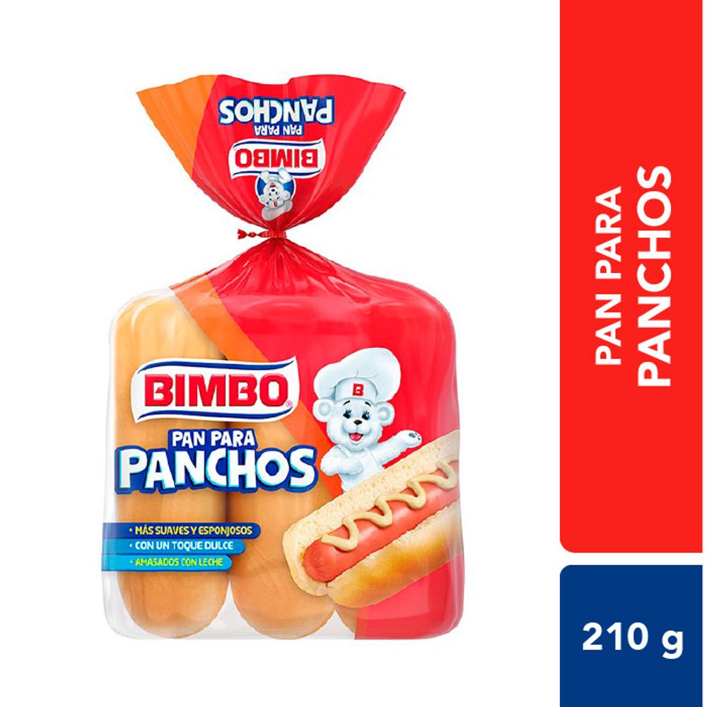 PAN BIMBO PANCHO 210G