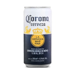 CERVEZA CORONA LATA 269CC