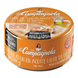 LOMITO DE ATUN ACEITE LA CAMPAGNOLA 170G