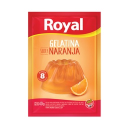 GELATINA NARANJA ROYAL 25G.  S.TACC