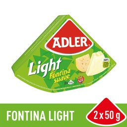 QUESO ADLER FONTINA LIGHT S.TACC 100G