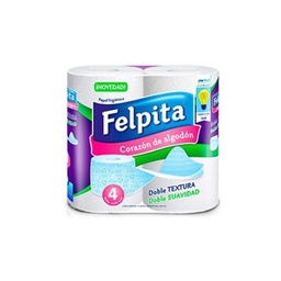 PAPEL HIGIENICO FELPITA X4 30M