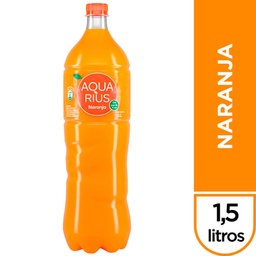 AGUA AQUARIUS NARANJA 1.5LT