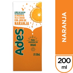 JUGO ADES NARANJA 200CC