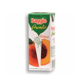 JUGO BAGGIO PRONTO DURAZNO X200