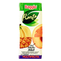 JUGO BAGGIO PRONTO MULTIFRUTA 200CC