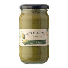 ALCARAZ PASTA DE ACEITUNAS VERDES  290G