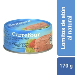 LOMITO DE ATUN AL NAT. CARREFOUR 170G