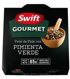 PATE DE FOIE C.PIMIENTA VERDE 85G