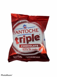 ALFAJOR FANTOCHE TRIPLE CHOC. NEGRO 85 GR.