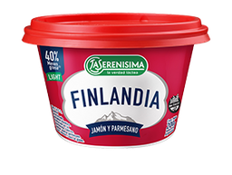 QUESO LS FINLANDIA JAMON Y PARMESANO 180G S.TACC