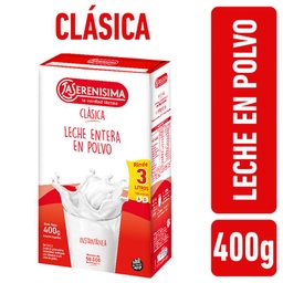 LS LECHE POLVO ENTERA 400G S.TACC