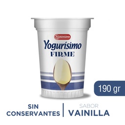 YOGURISIMO FIRME VAINILLA LS  190G. S.TACC