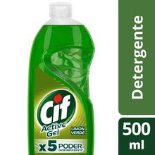 DETERGENTE CIF BIOACTIVE GEL X5 500ML