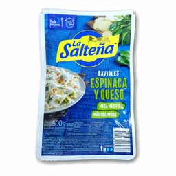 RAVIOLES ESPINACA Y QUESO LA SALTEÑA 500G