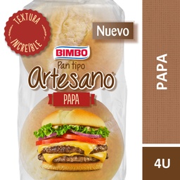 BIMBO PAN ARTESANO HAMBURGUESA PAPA 240G