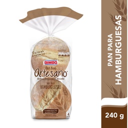 PAN BIMBO HAMBURGUESA ARTESANO 240G