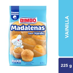 MADALENAS BIMBO VAINILLAS 225G