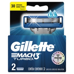 GILLETTE MACH 3 TURBO X2 