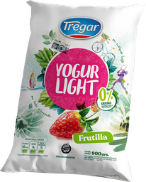 YOGURT SACHET FRUTILLA LIGHT TREGAR 900G S.TACC